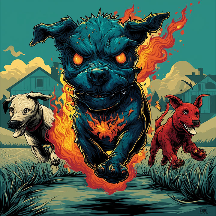 hellhound puppy zoomies