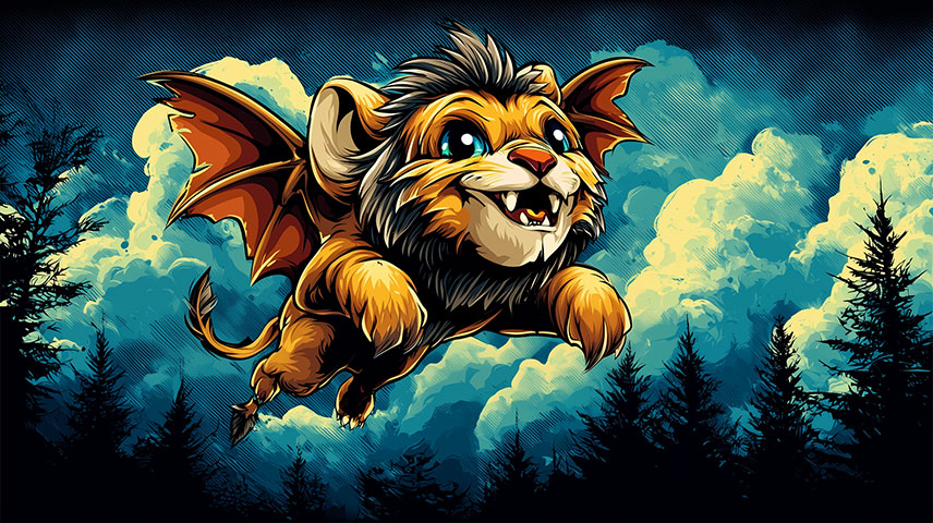 manticore in flight