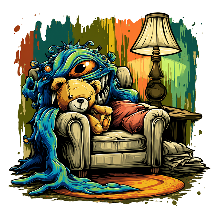 shoggoth snuggles teddy